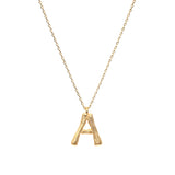 Amber Sceats Gold Letter Necklace