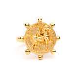 Amber Sceats Gold Plated Azriel Ring